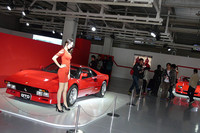 「スーパーカー・クロニクル」と銘打ったブースでは、「288GTO」「F40」「F50」「エンツォ」と、歴代のスペチアーレを展示。