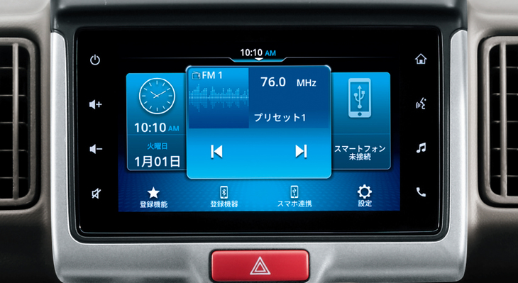 7インチディスプレイオーディオ