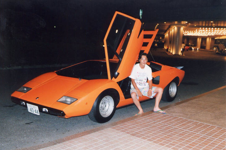 関口氏の「カウンタックLP400」。（写真＝関口英俊）