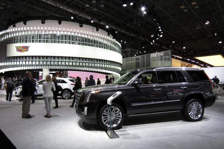 キャデラックブースの様子。