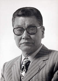 財務面や営業面でホンダを支えた藤澤武夫（1910-1988）。