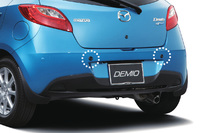 リア部分の超音波センサー。