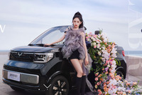 間もなく発売される「宏光MINI EV」のオープントップバージョン。