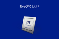 コンパクトなサイズが特徴の「EyeQ6 Light」。5TOPSという演算能力は現行の「EyeQ5」シリーズと比べても高いというものではないが、それでも十分に高性能なSoCといえる。