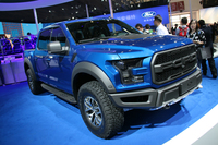 フォードが展示した「F250」。中国にピックアップブームが到来するのは、いつだろうか？