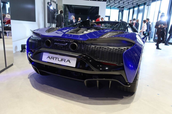 マクラーレン・アルトゥーラ スパイダー（リアまわり）