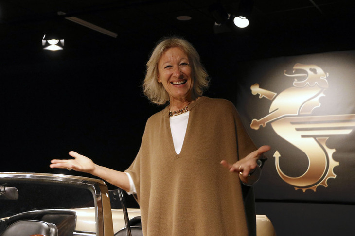 企画展「LMX――1960年代、あるイタリアの夢」で。2022年11月撮影。