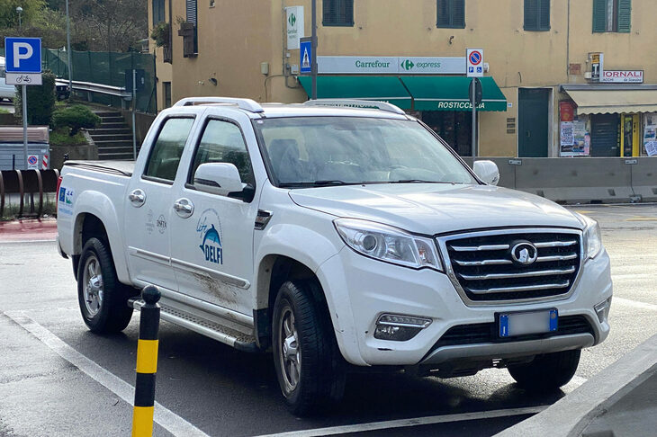 長城（グレートウォール）もピックアップトラックで欧州市場に切り込んでいった。写真は2022年撮影。