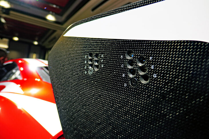 フェラーリ488チャレンジEVO（リアウイング）