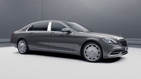 「メルセデス・マイバッハS560グランドエディション」。ボディーカラーは「クラシックグレー」。