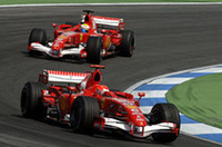 【F1 2006】第12戦ドイツGP、フェラーリ独走で1-2フィニッシュ、ルノー夏のピンチ！