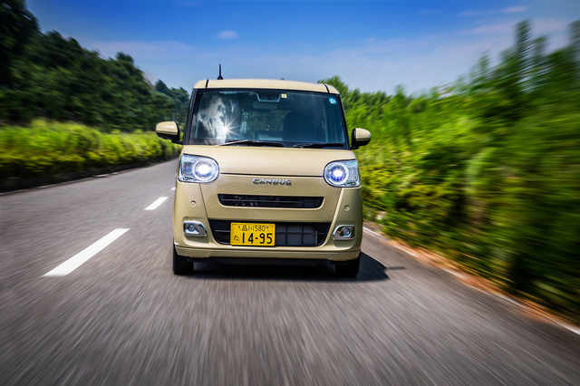 ダイハツ ムーヴ キャンバス セオリーgターボ ムーヴ キャンバス ストライプスg 試乗記 かわいい の正常進化 Webcg