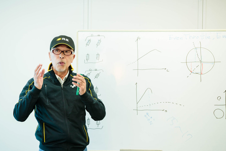 ユイレーシングスクールを主宰するトム吉田氏。