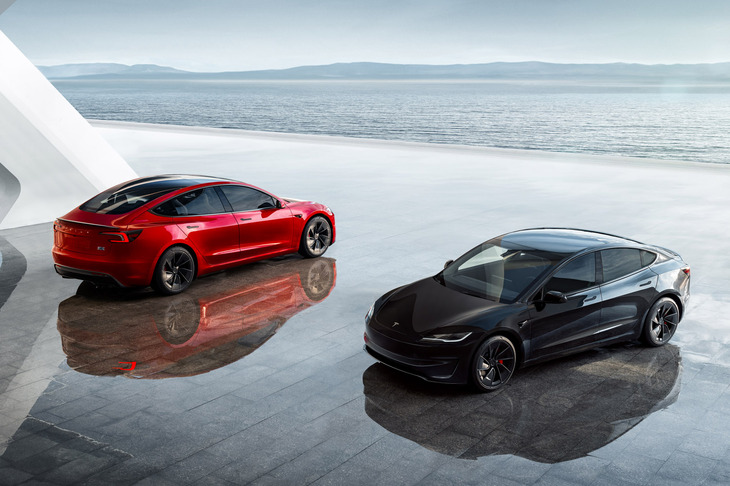 EVメーカーのテスラは日本での販売台数を公表していないが、JAIAの統計からは5600台余りが販売されたと推察できる。写真はクーペライクなフォルムが特徴となるSUVの「モデルY」。