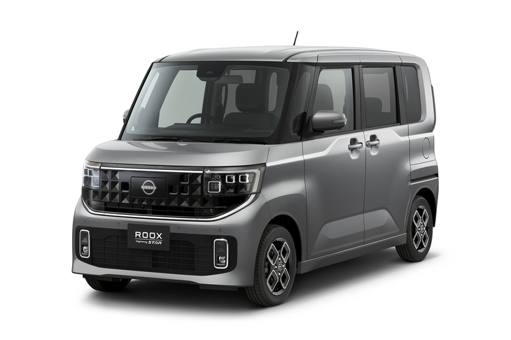 新型「ルークス」は「かどまる四角」のデザインコンセプトを採用。ヘッドランプなどを角を丸めた四角形としている。