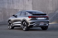2021年に生産開始　アウディの電動クーペSUV「Q4スポーツバックe-tronコンセプト」登場の画像