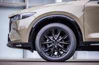 「CX-5 XDレトロスポーツエディション」では、ブラック塗装の19インチアルミホイールがスタンダードアイテムとなる。今回の試乗車は225/55R19サイズの「トーヨー・プロクセスR46」タイヤを組み合わせていた。