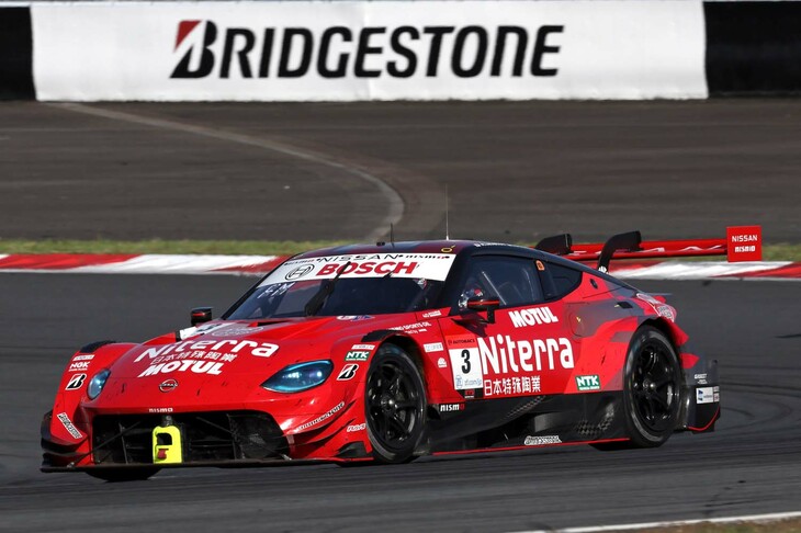 SUPER GT第2戦で勝利した、No.3 Niterra MOTUL Z（高星明誠／三宅淳詞）。（写真提供 GTA）