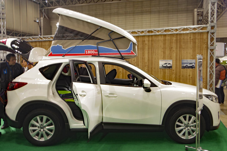 マツダE＆Tが公開した「CX-5ポップ・アップ・ルーフ・コンセプト」。