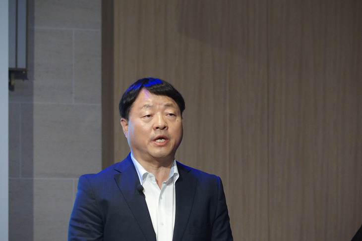 韓国ヒョンデ モーター カンパニーの国内事業本部長／副社長ユ・ウォンハ氏。