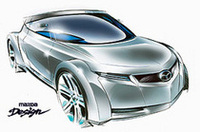 マツダのコンセプトモデル「クサビ」、フランクフルトでお披露目