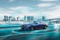 世界初の「レベル3」自動運転機能を実現した「ホンダ・レジェンド」。同車のシステムに採用されるHDマップは、ダイナミックマップ基盤のそれをベースに、ゼンリンが独自のデータを加えたものだ。