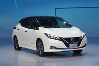 新型「日産リーフ」。日本国内では2017年10月2日に発売される。