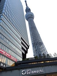 東京スカイツリーにて。国外在住のボクにとって、この都市で快適なモバイル環境を手に入れるのは、以前から容易なことではなかった。