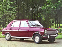 「シムカ1100」
    「シムカ」はフランスにかつて存在した自動車会社で、フィアットの援助を受けていた。後にクライスラーに買収されるが、「1100」はそれ以前に設計され、1967年から82年まで生産された小型乗用車。