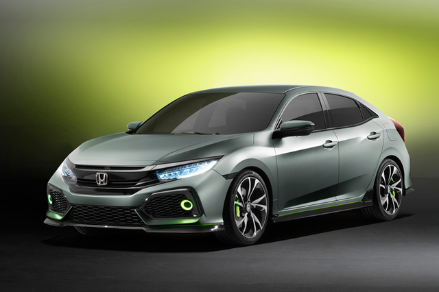 ホンダが新型シビックを世界初公開【ジュネーブショー2016