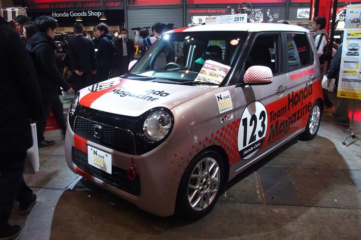 2014年にスタートした、軽自動車「N-ONE」によるナンバー付きワンメイクレース「N-ONE OWNER‘S CUP」の参戦車両。