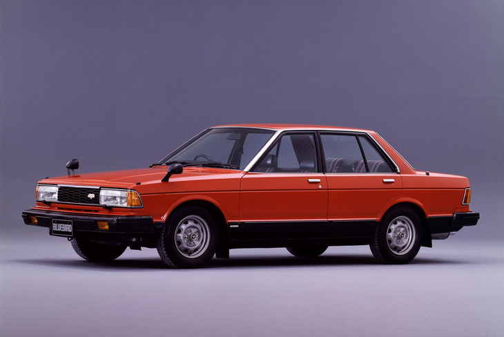 1979年に世代交代した6代目910「ブルーバード」に、1980年に追加された「1800SSSターボ」。1.8リッター直4 SOHCターボユニットを積んだ国産ターボ車の嚆矢（こうし）で、人気をいっそう高めた。ボディーは2ドアハードトップもあり、後に4ドアハードトップも加えられた。