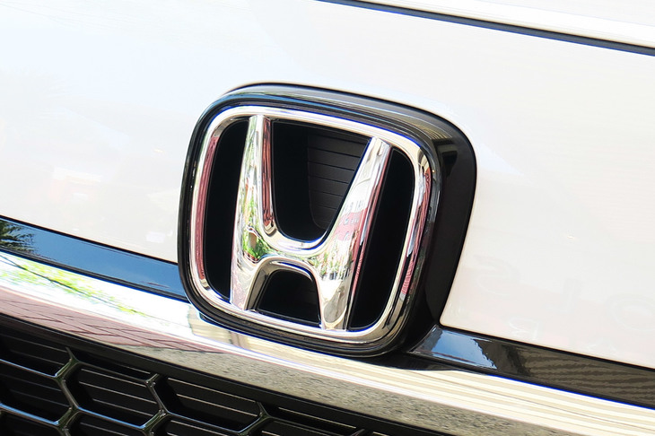 ホンダの四輪製品を象徴する「H」のマーク。