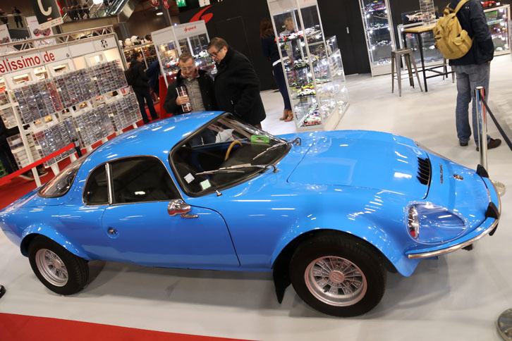 あるミニカーショップのアイキャッチとして展示されていた「マトラ・ジェット」。