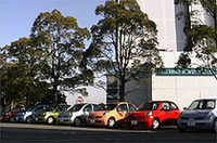 【Movie】新型マーチと、トヨタ・ヴィッツの比較の画像