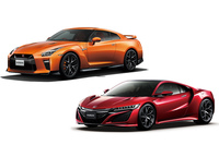 日本を代表するスーパースポーツの、新型「ホンダNSX」と「日産GT-R」