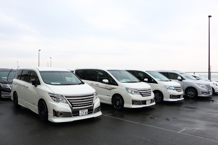 専用カスタムが施された「ライダー」シリーズは本イベントへの参加が多いモデル。ミニバンベースの「ライダー」は、長年にわたりオーテックを支持し続ける古参のファンが、ファミリーカーとして購入するケースも多いという。