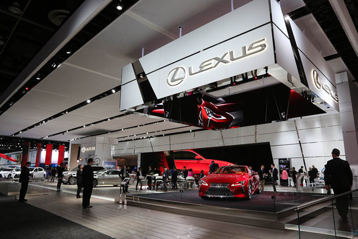 レクサスブースの様子