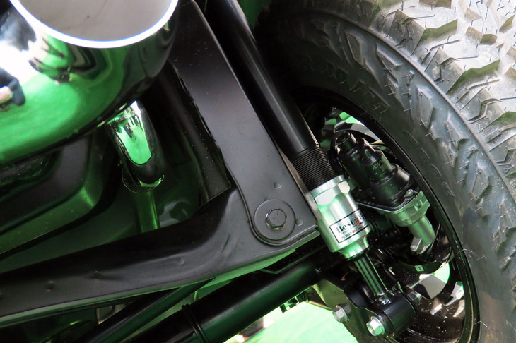 ダイハツ・タフト クロスフィールドVer.（右リアの足まわり）