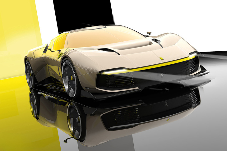 フェラーリKC23（デザインスケッチ）