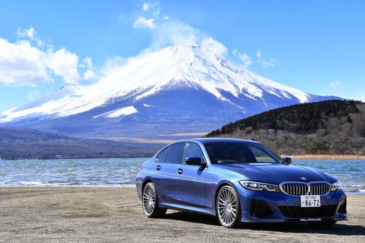 国内では2020年5月に発表された「BMWアルピナD3 S」。今回試乗したセダン「D3 Sリムジン アルラット」と、ワゴン「D3 Sツーリング アルラット」の2本立てで、ともに2021年2月にデリバリーが開始された。
