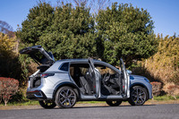 「ティグアンeTSI Rライン」のボディーサイズは全長×全幅×全高＝4540×1860×1655mmで、ホイールベースは2675mm。先代モデルよりも全長が30mm延びている。