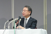 「今回の不具合をリコール対象とするか」という質問に対し、「原因が特定できておらず、現段階ではそこまで考えていない」と回答する大道氏。