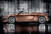 「アウディR8」のオープン版、「R8スパイダー」受注開始の画像