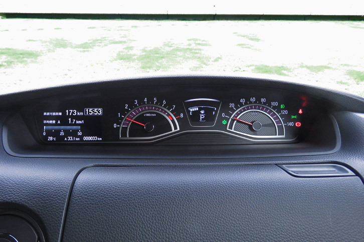 ホンダN-BOXカスタムG・L Honda SENSING（メーター）