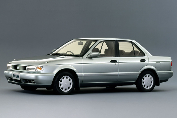 1993年の3位は日産の「マーチ」で4位は「サニー」（写真）だった。このころまでは「カローラ」とのライバル関係が続いていたことが分かる。