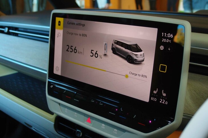 フォルクスワーゲンID.Buzz（センターディスプレイ）