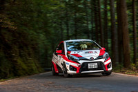 新城ラリーの名物ステージ、雁峰。道幅が狭く細かいコーナーが連続していて、筆者は普通に運転しているだけで酔ったこともあるイヤラシイ道。ここをWRカーがどんなふうに走るのか、個人的に興味があるのでぜひ使ってほしいステージである。