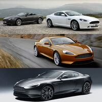 「車種の区別がつきづらい」「どこが変わったかわからない」というのは、アストンマーティンの昔からの伝統（？）である。写真は上から「DB9」（2004年）、「ヴィラージュ」（2011年）、「DB9 GT」（2016年）。同時期の「DBS」や「ヴァンキッシュ／ヴァンキッシュS」も、結構似たナリをしている。