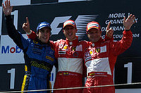 F1第10戦フランスGP、シューマッハー“4ストップ”で今季9勝目【F1 04】